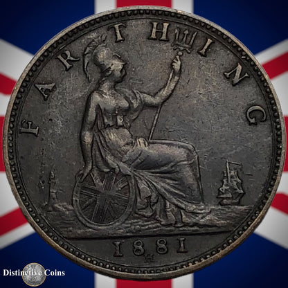 Great Britain 1881 H Farthing 1/4d GB3910