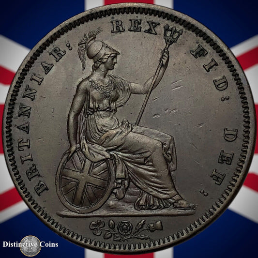 Great Britain 1831 WW INCUSE Penny 1d GB6124