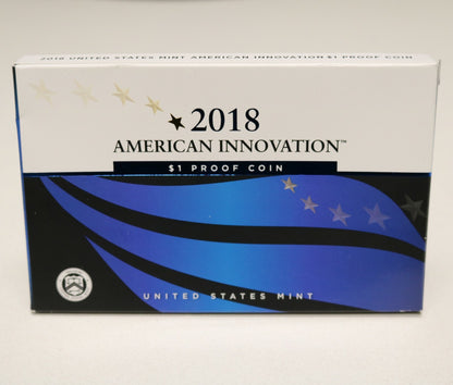US 2018 American Innovation $1 Proof Coin   B235