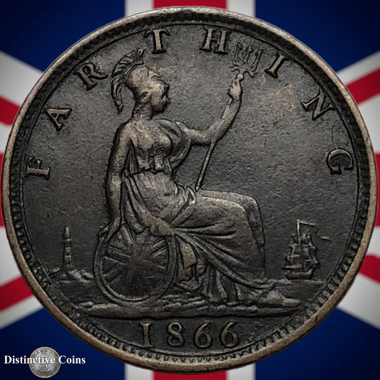 Great Britain 1866 Farthing 1/4d GB3589