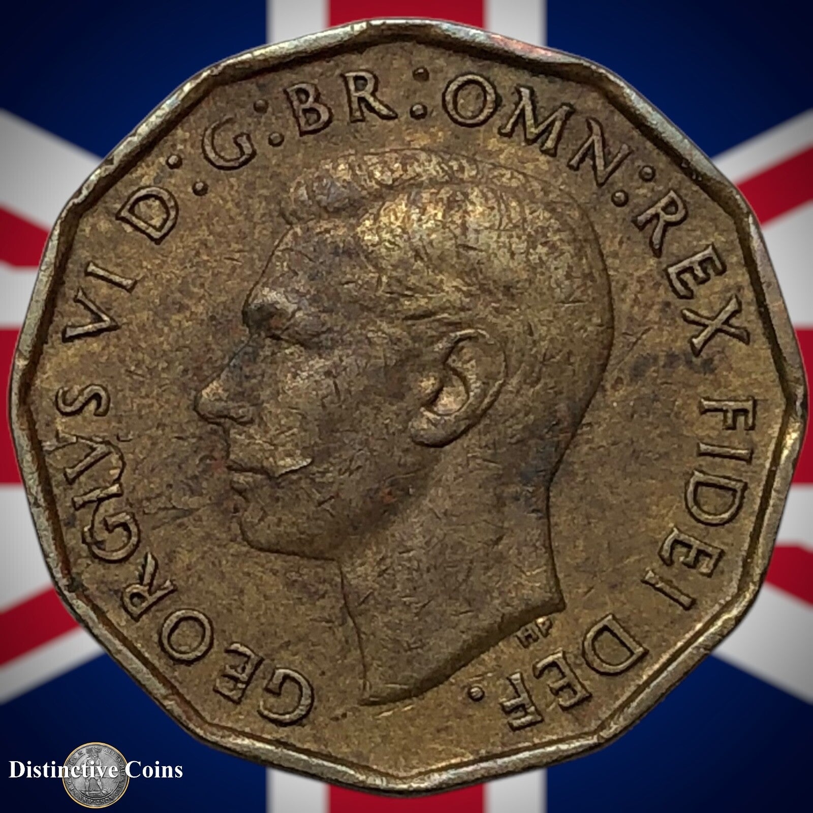 Great Britain 1949 Three Pence 3d GB7371