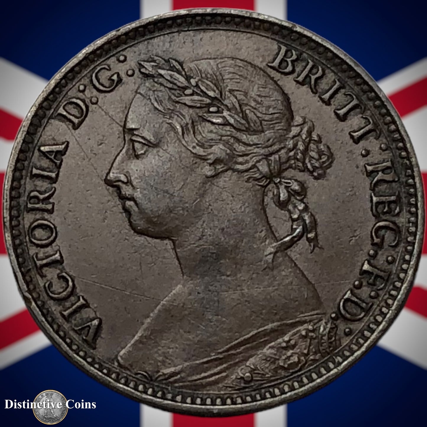 Great Britain 1886 Farthing 1/4d GB4212