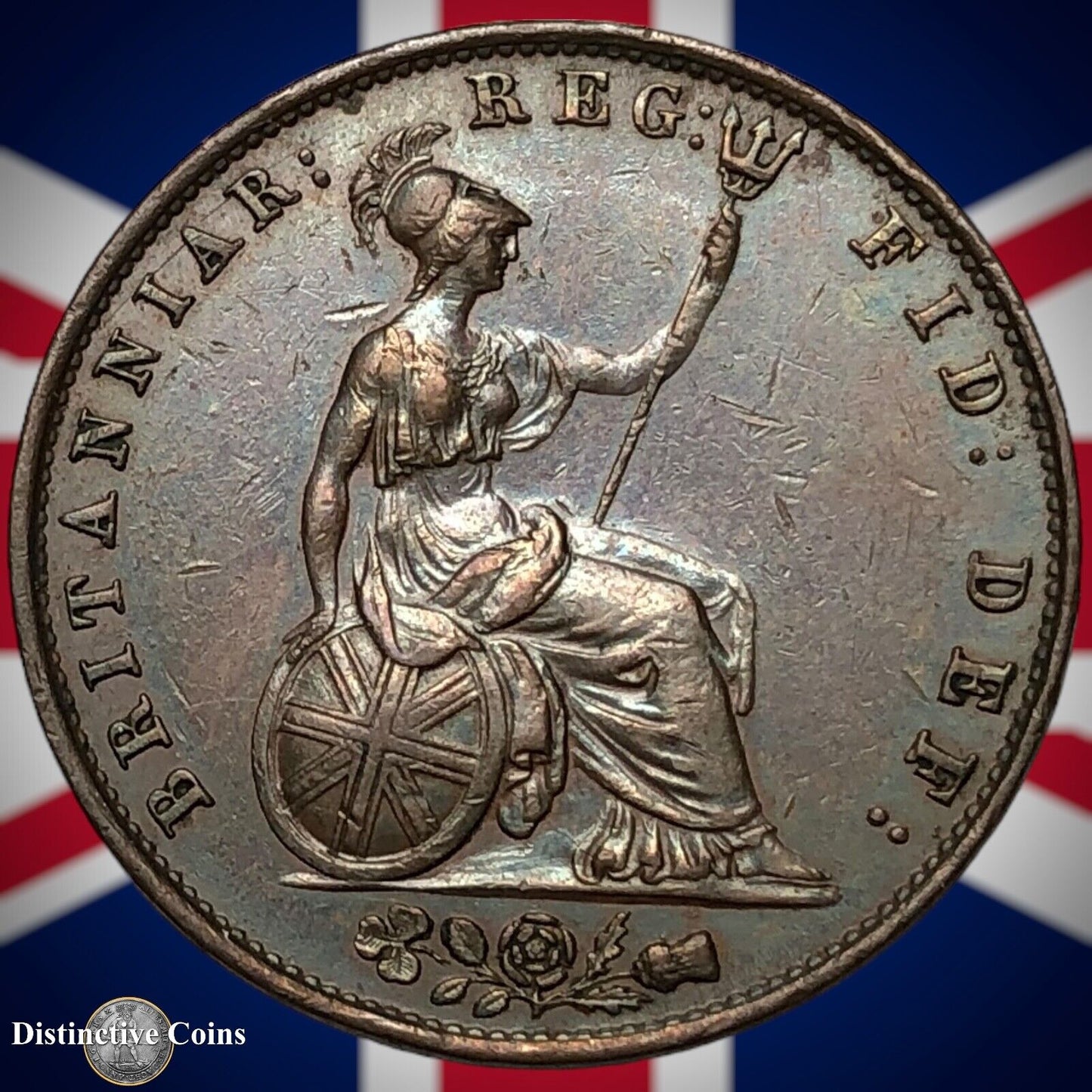 Great Britain 1841 Half Penny 1/2d GB5236