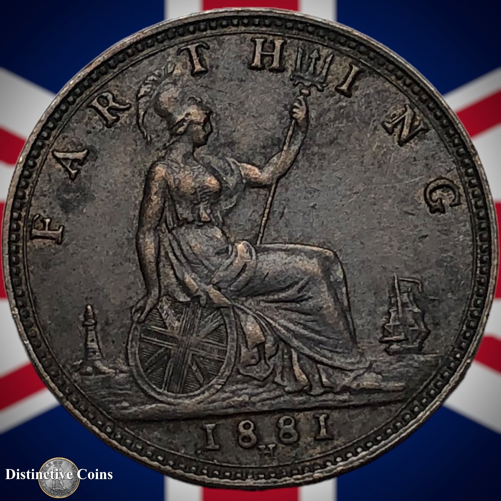 Great Britain 1881 H Farthing 1/4d GB3937