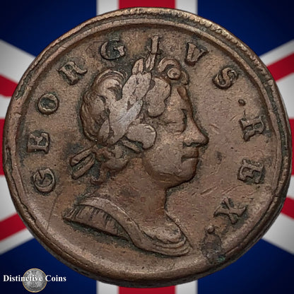 Great Britain 1717 Half Penny 1/2d GB5021