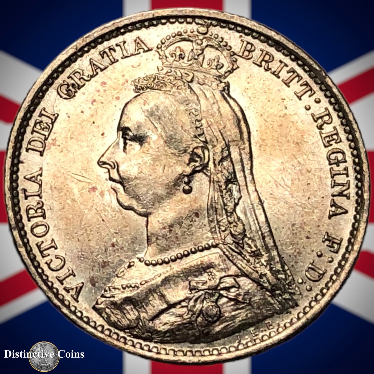 Great Britain 1890 Six Pence GB2746