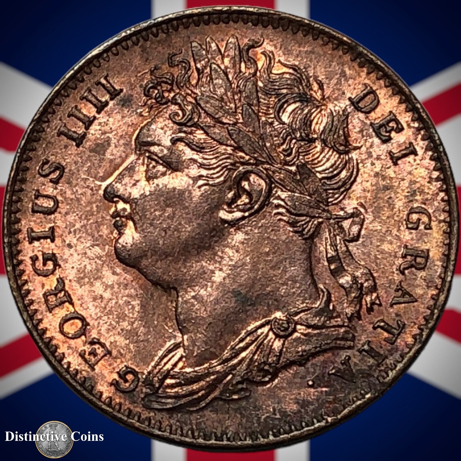 Great Britain 1825 Farthing 1/4d GB3305