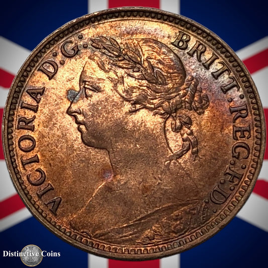 Great Britain 1886 Farthing 1/4d GB4228