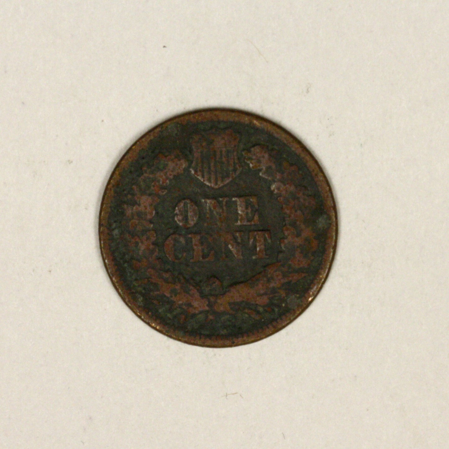 Indian Head Penny 1868 low grade porous filler 
