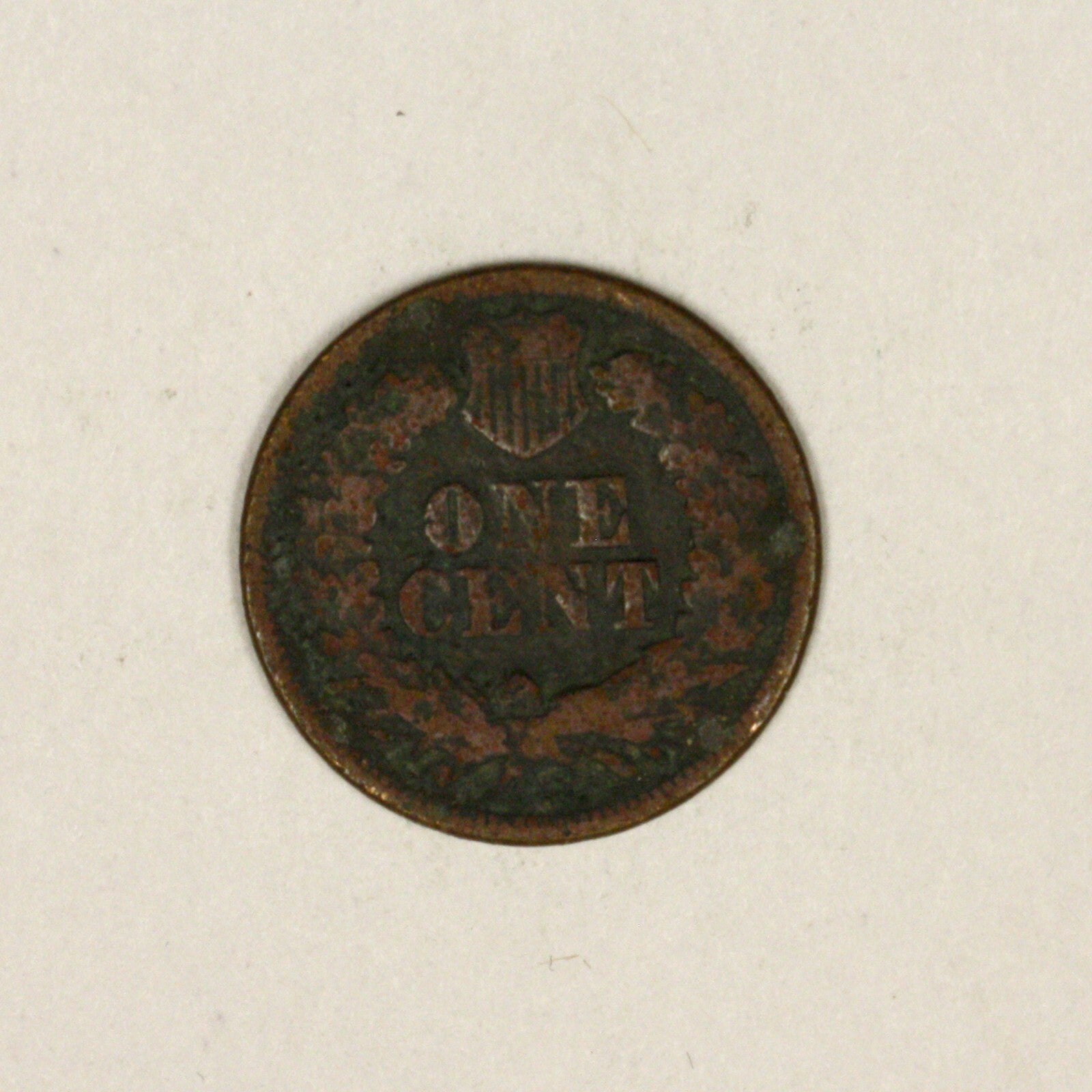 Indian Head Penny 1868 low grade porous filler 