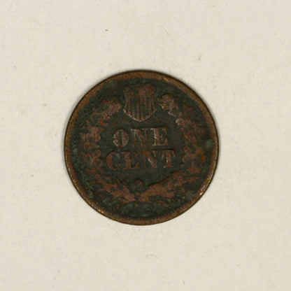Indian Head Penny 1868 low grade porous filler 