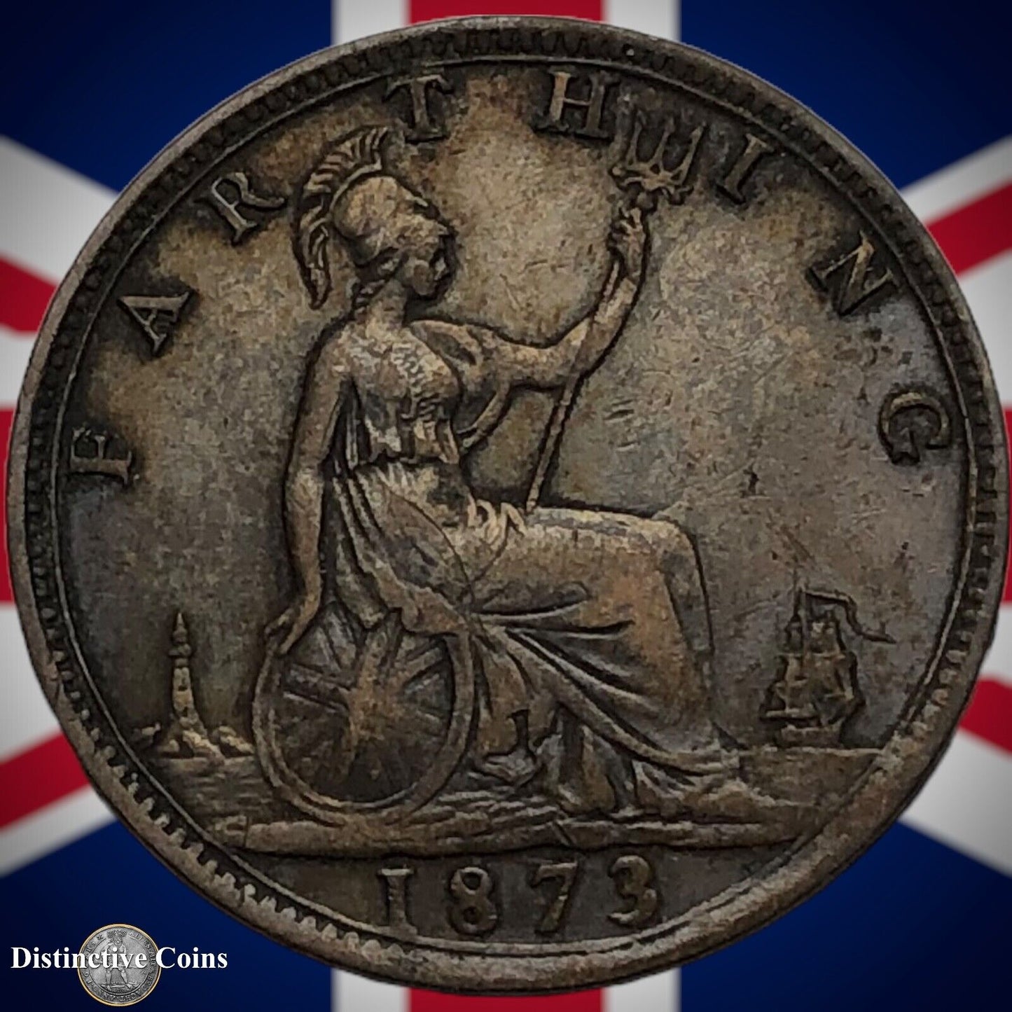 Great Britain 1873 Farthing 1/4d GB3674