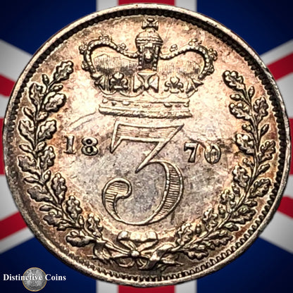 Great Britain 1870 Three Pence GB1850