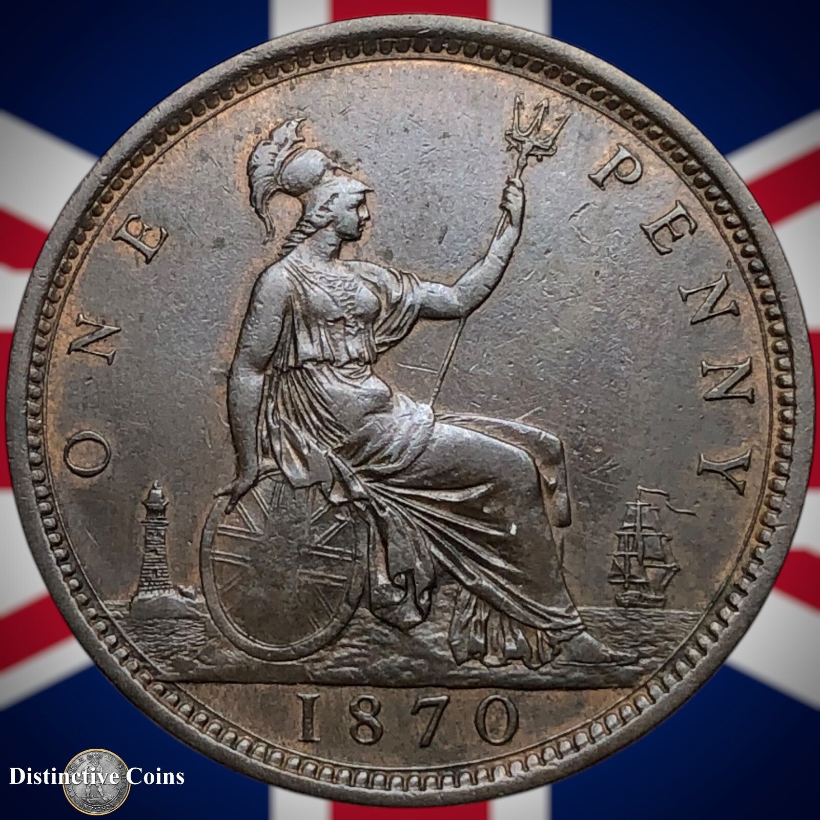 Great Britain 1870 Penny 1d GB6319
