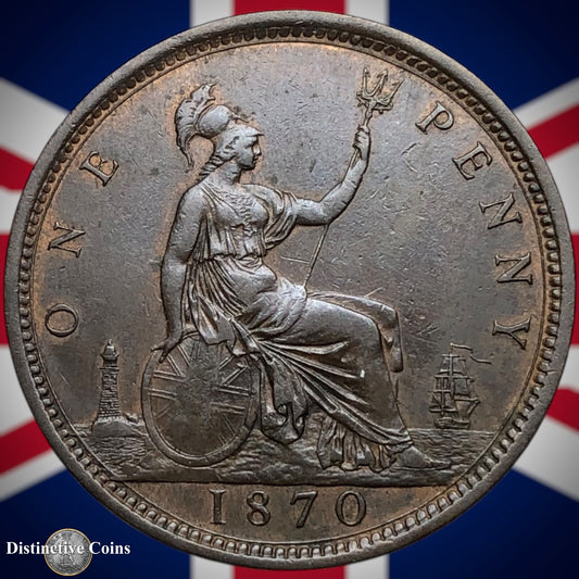Great Britain 1870 Penny 1d GB6319