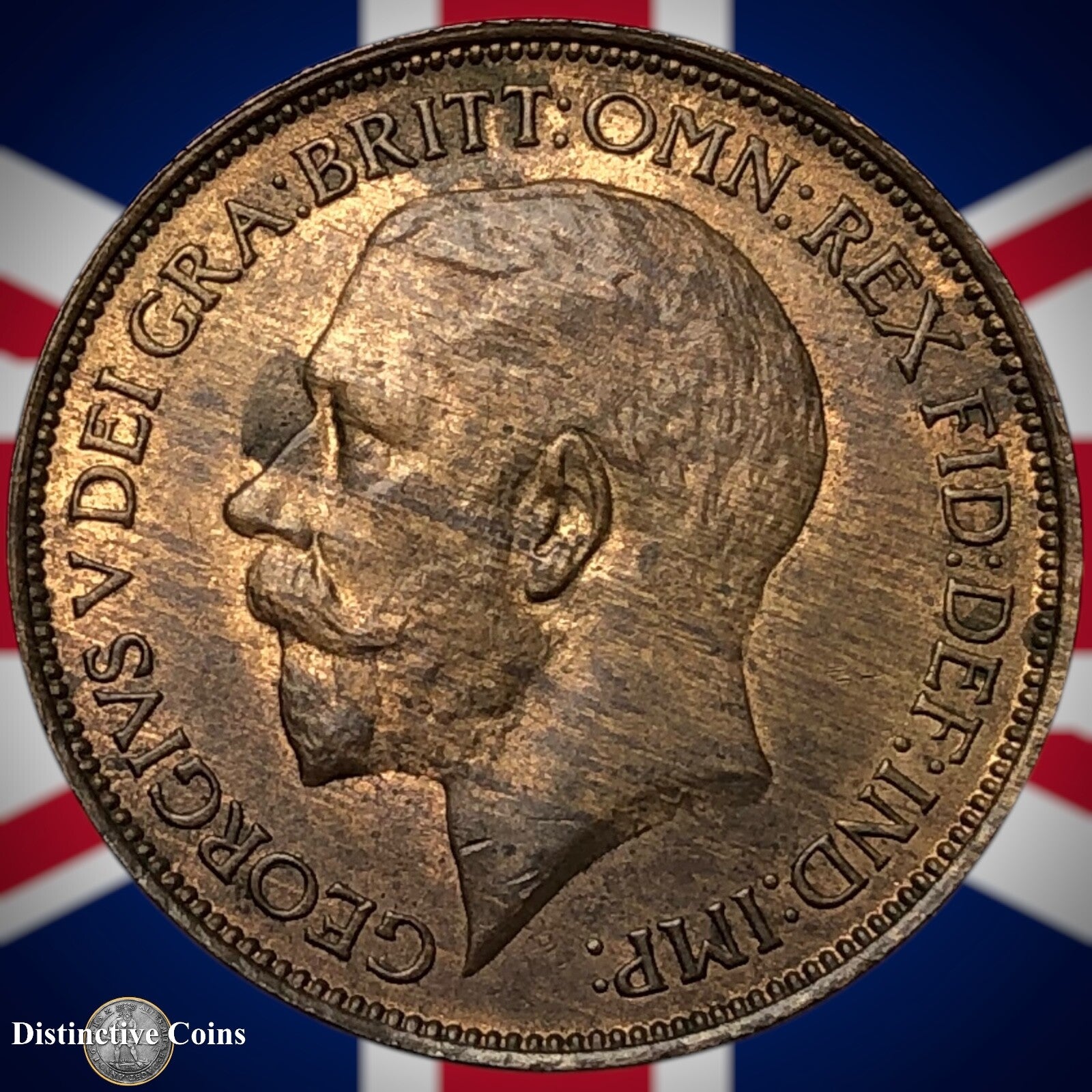 Great Britain 1921 Half Penny 1/2d GB5893