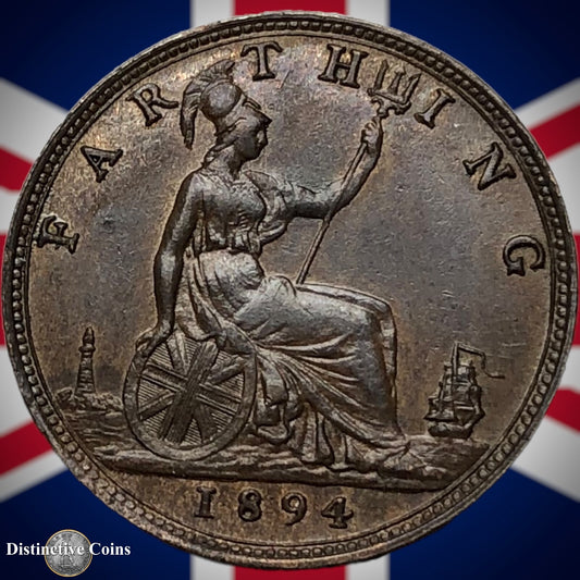 Great Britain 1894 Farthing 1/4d GB4387