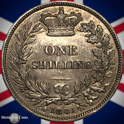 Great Britain 1861 British One Shilling GB0262