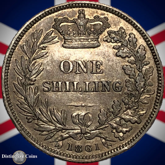Great Britain 1861 British One Shilling GB0262