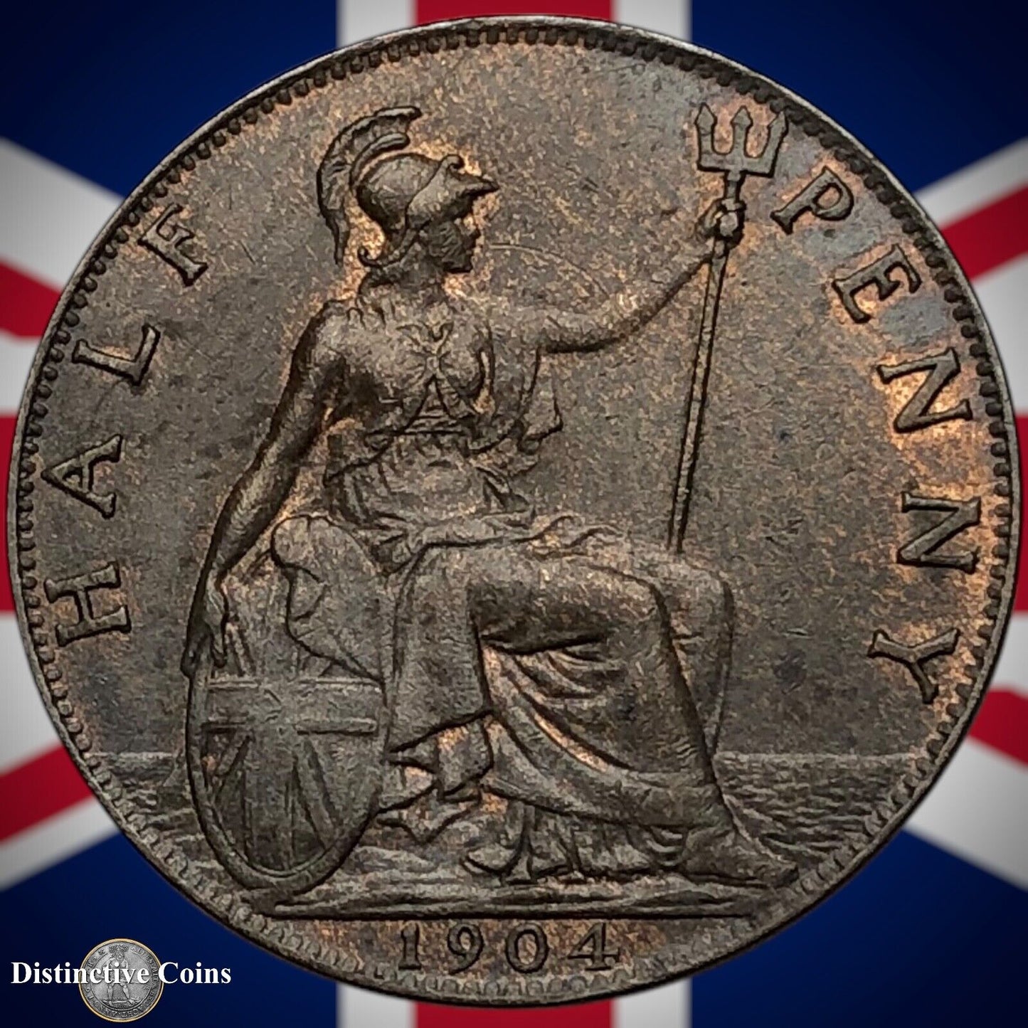 Great Britain 1904 Half Penny 1/2d GB5801
