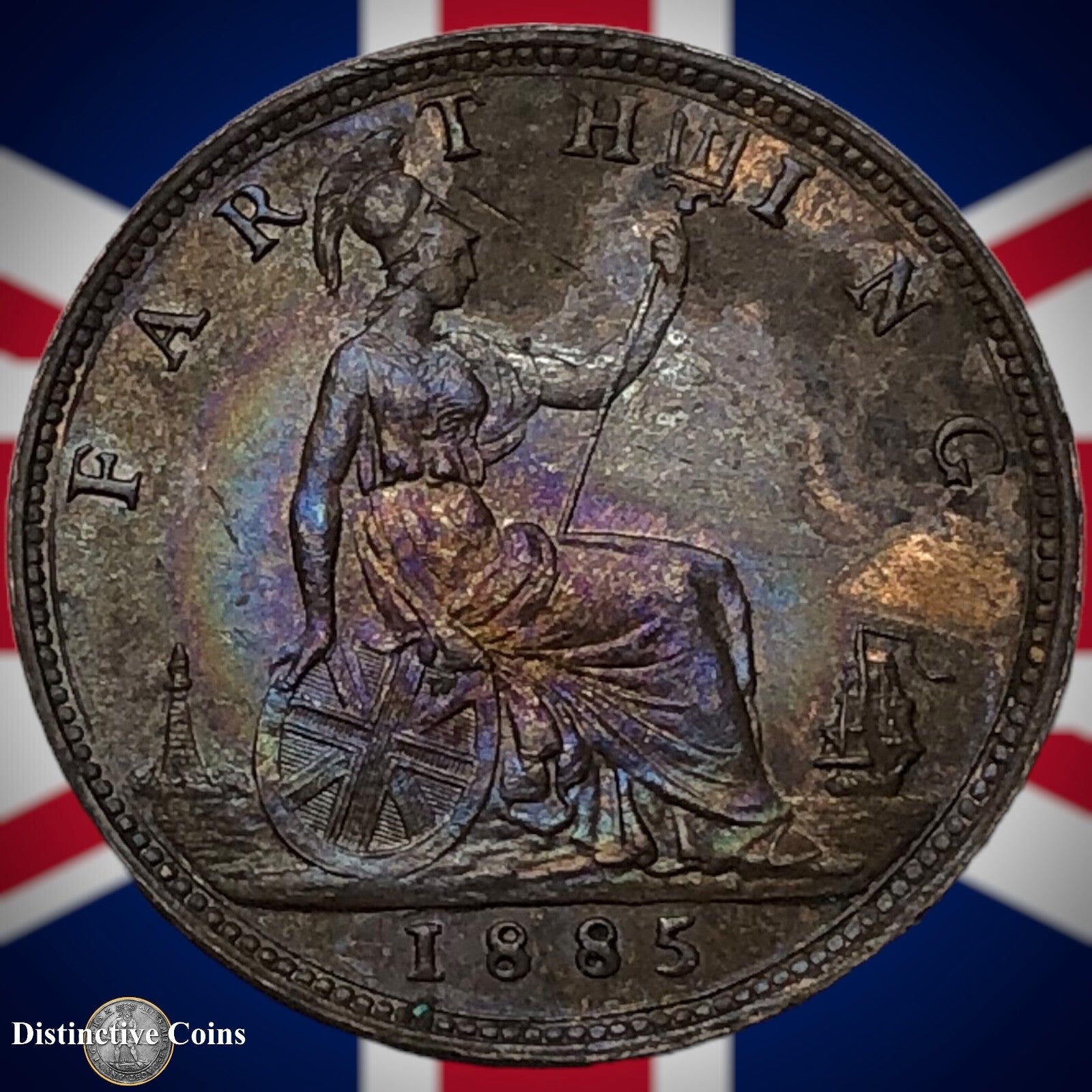 Great Britain 1885 Farthing 1/4d GB4175