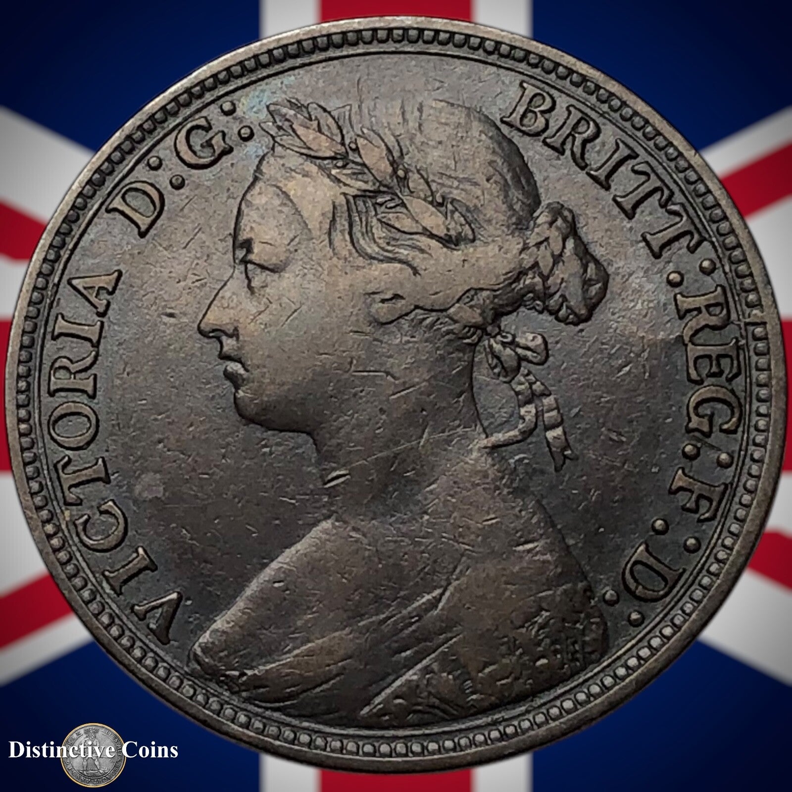 Great Britain 1880 Half Penny 1/2d GB5553