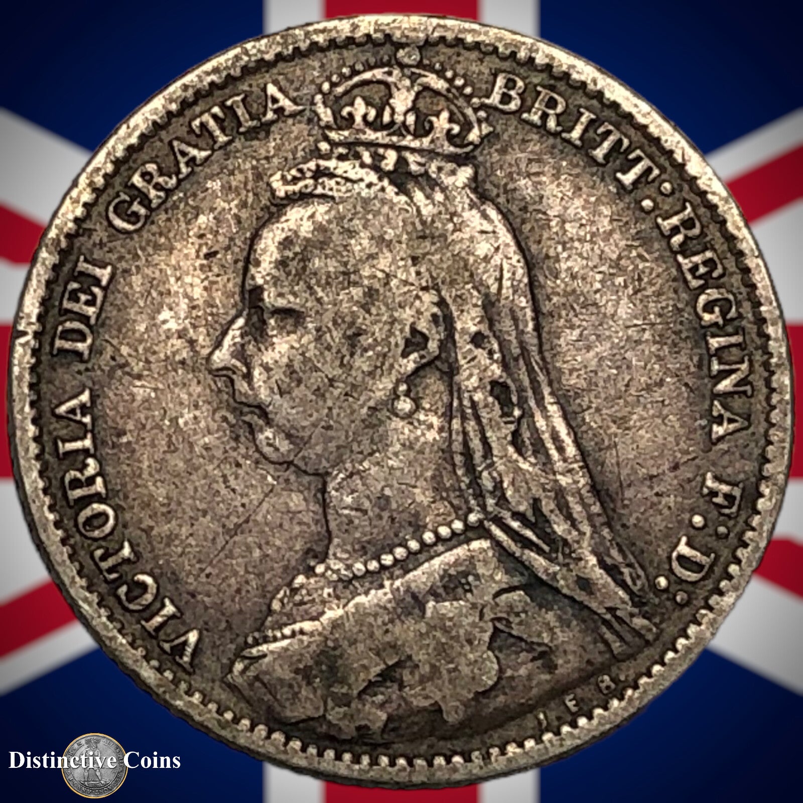 Great Britain 1890 Six Pence GB2736