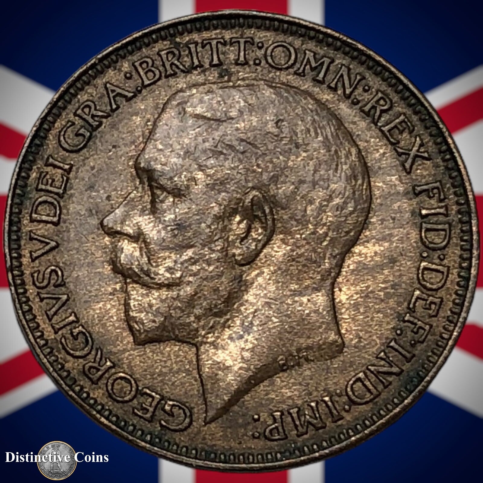 Great Britain 1925 Farthing 1/4d GB4825