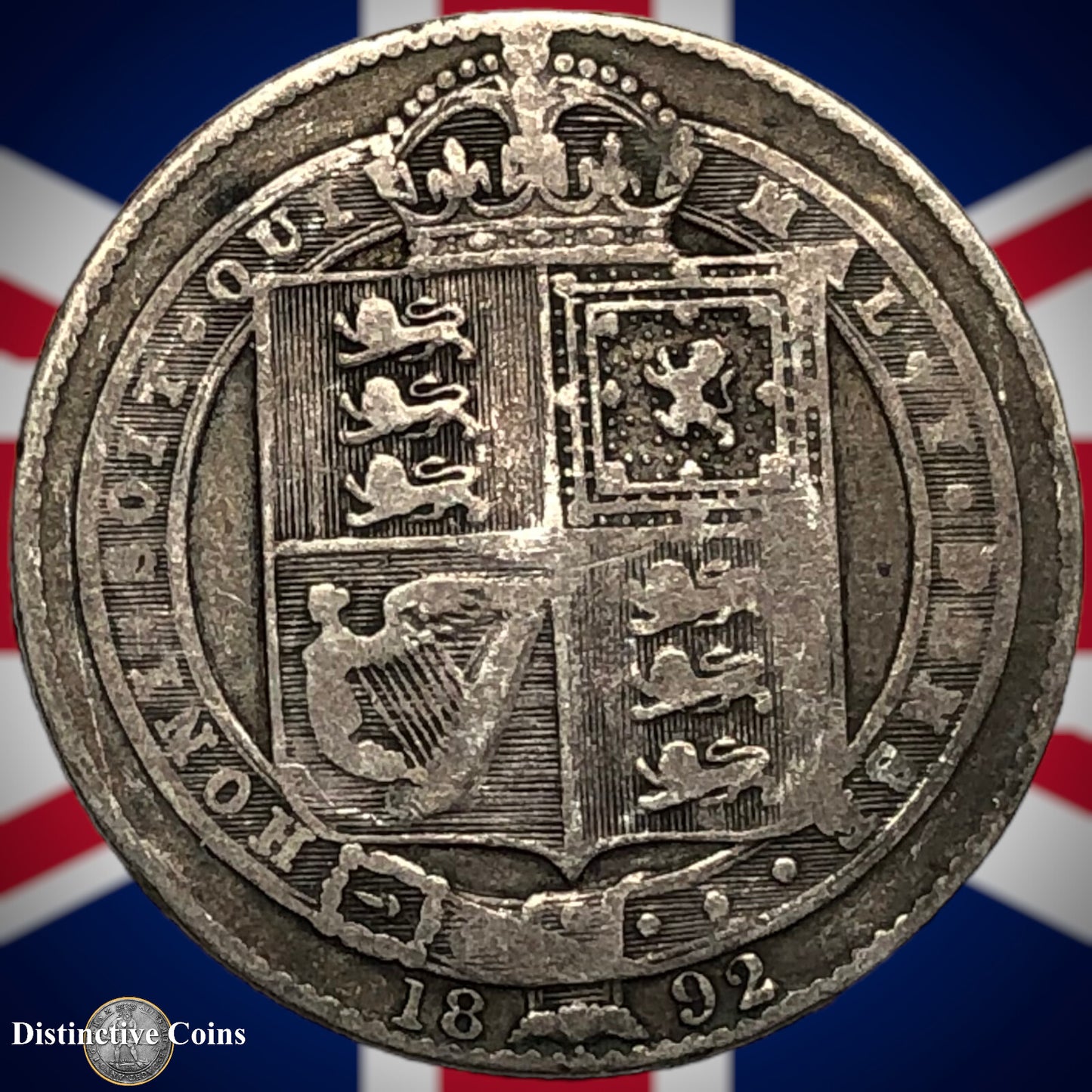 Great Britain 1892 British One Shilling GB0590