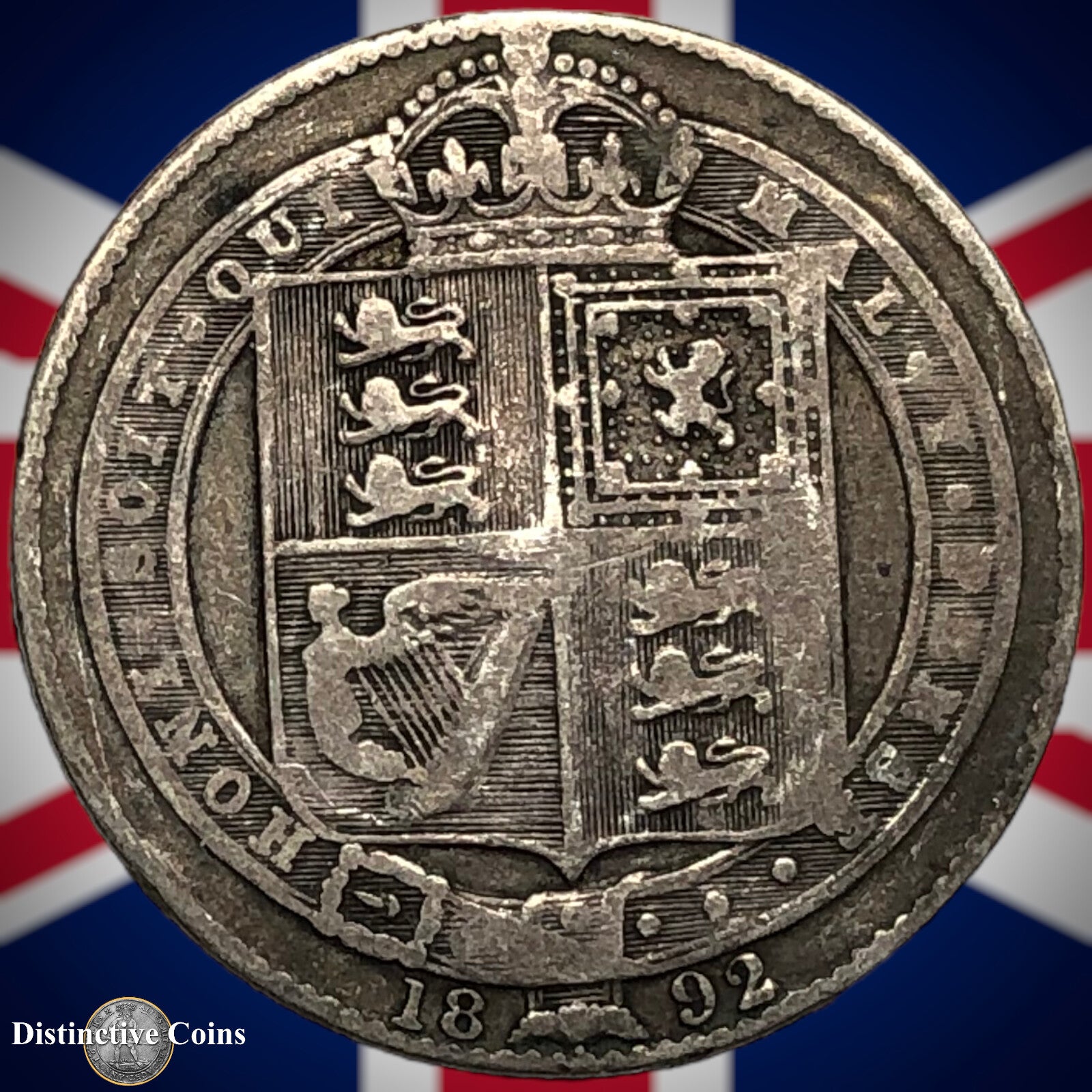 Great Britain 1892 British One Shilling GB0590