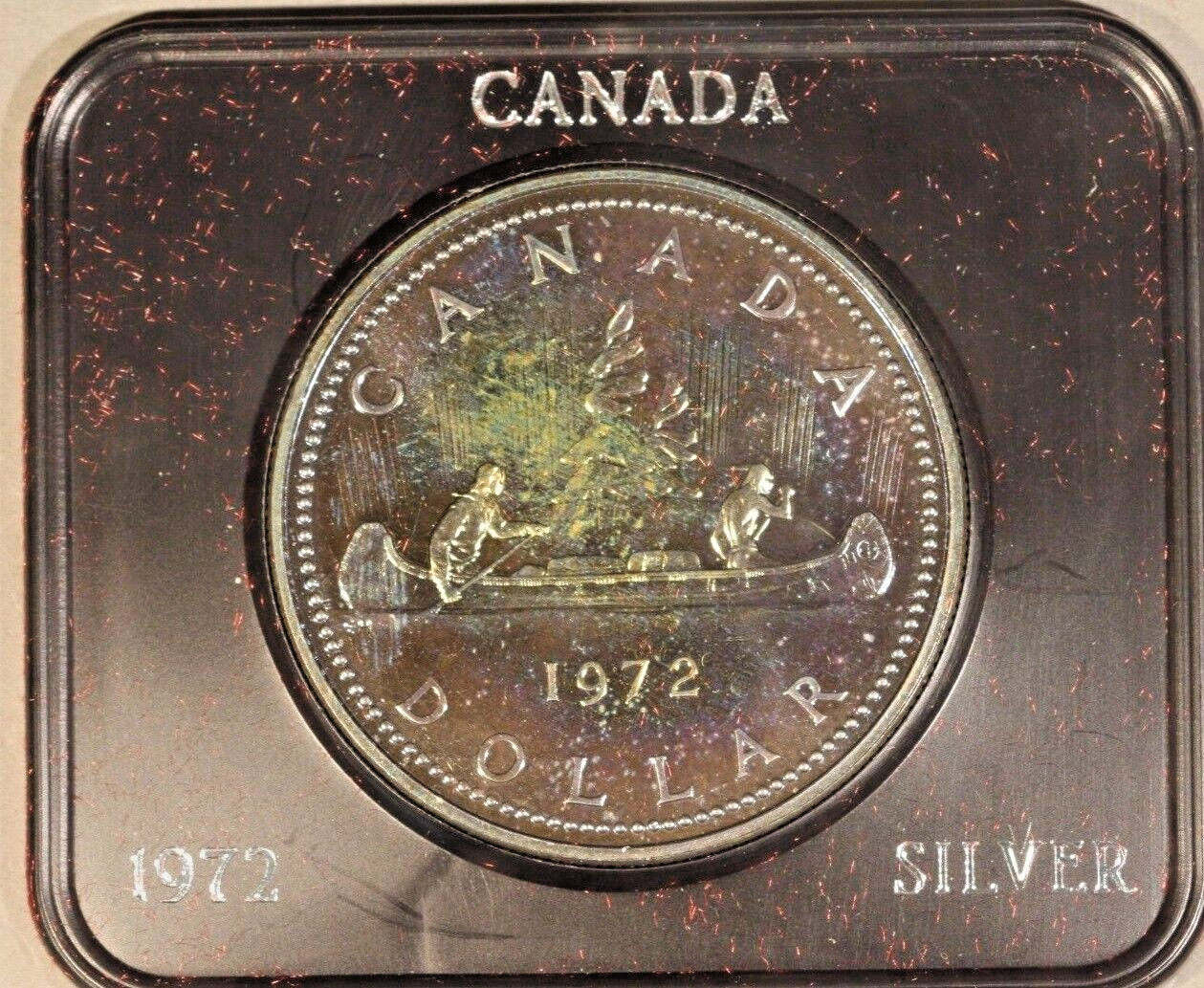 1972 Canada Dollar Silver Specimen Proof with Lovely Toning