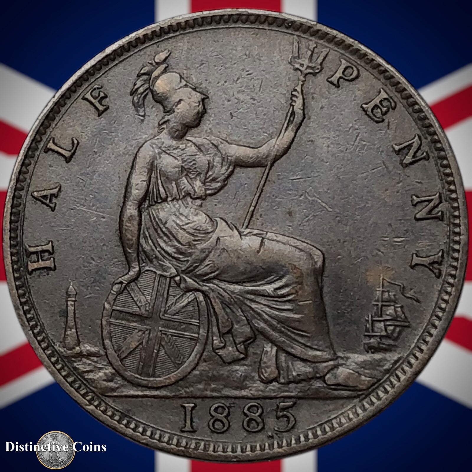 Great Britain 1885 Half Penny 1/2d GB5577