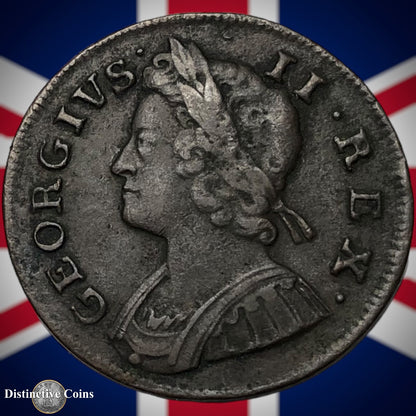 Great Britain 1739 Half Penny 1/2d GB5078