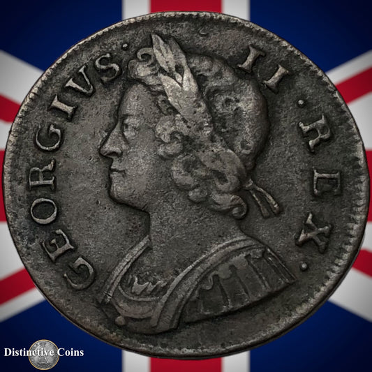 Great Britain 1739 Half Penny 1/2d GB5078