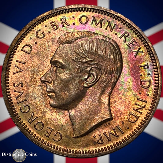 Great Britain 1937 Half Penny 1/2d GB6004