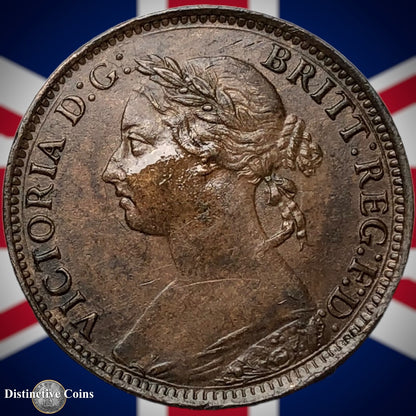 Great Britain 1891 Farthing 1/4d GB4309