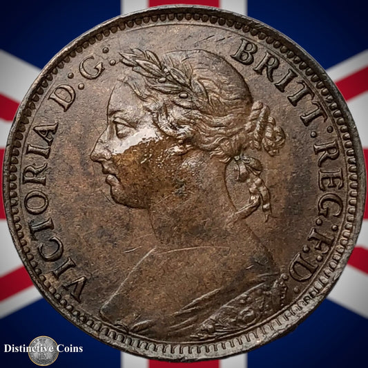 Great Britain 1891 Farthing 1/4d GB4309