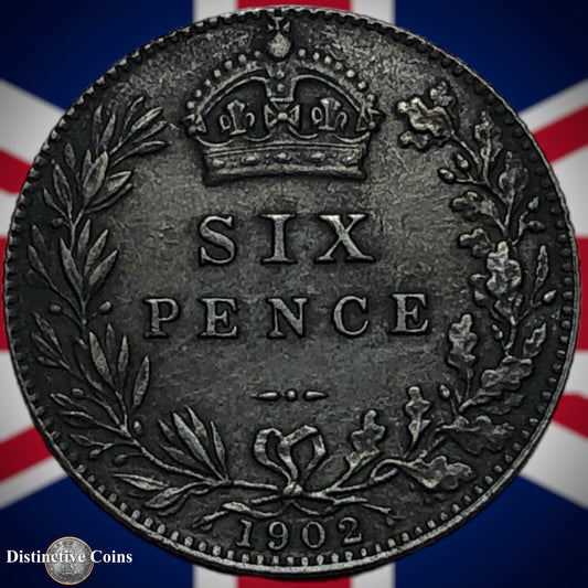 Great Britain 1902 Six Pence GB1503