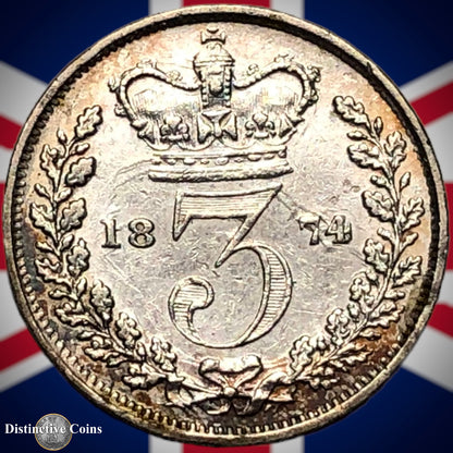 Great Britain 1874 Three Pence GB1864