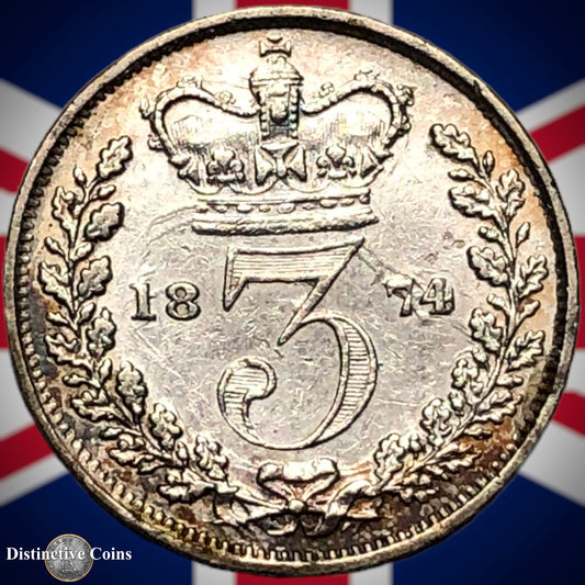 Great Britain 1874 Three Pence GB1864