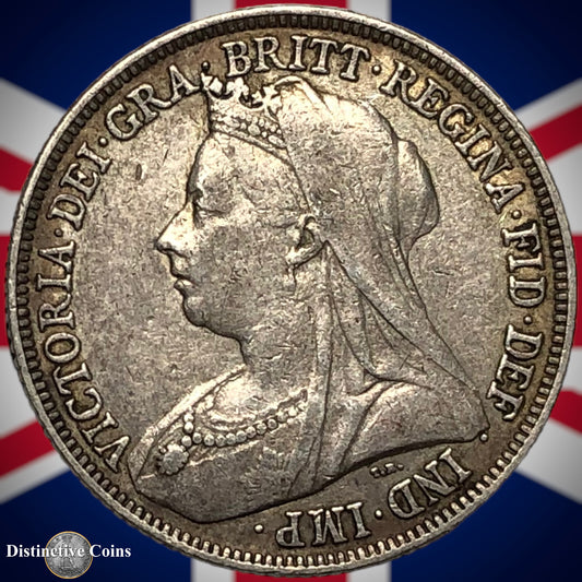 Great Britain 1895 British One Shilling GB0634
