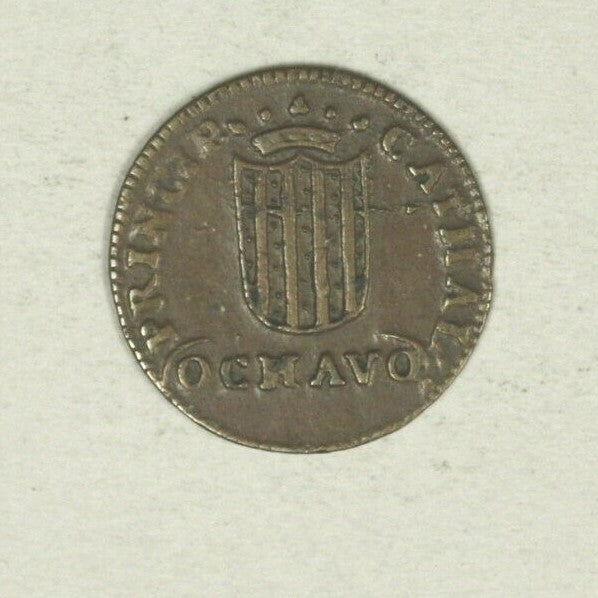 Spain Catalonia Ochavo 1813 XF slightly weak revers   A2091