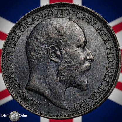 Great Britain 1908 Farthing 1/4d GB4617