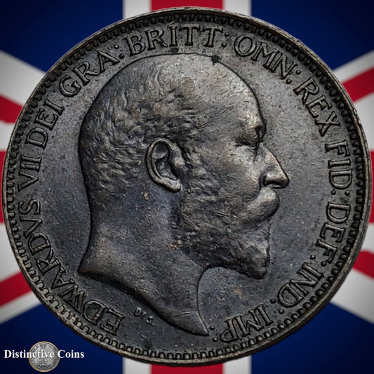 Great Britain 1908 Farthing 1/4d GB4617