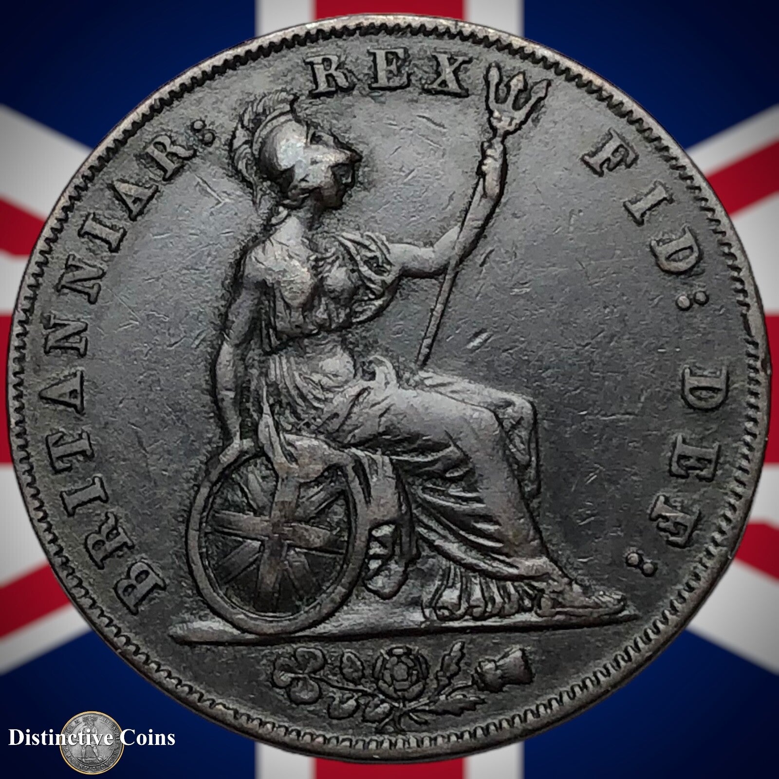 Great Britain 1826 Half Penny 1/2d GB5198