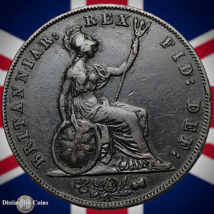 Great Britain 1826 Half Penny 1/2d GB5198