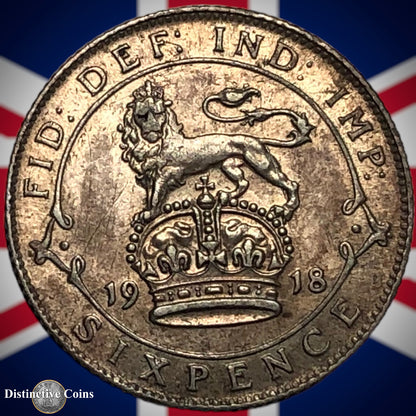 Great Britain 1918 Six Pence GB1627