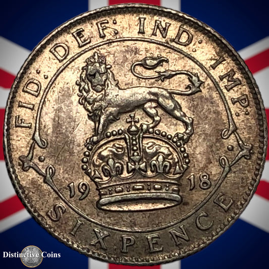 Great Britain 1918 Six Pence GB1627