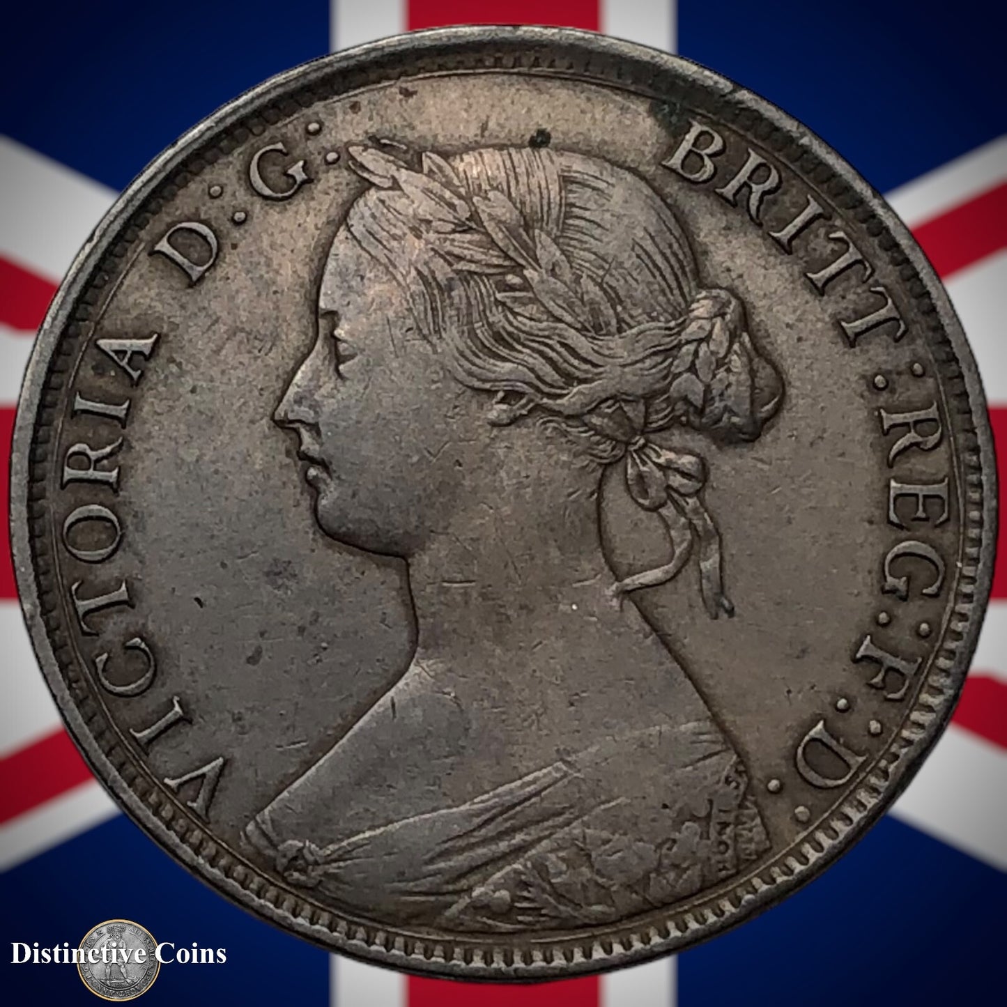 Great Britain 1861 Half Penny 1/2d GB5390