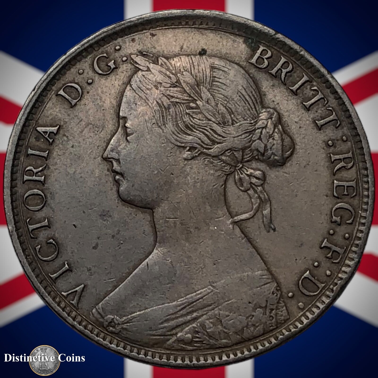 Great Britain 1861 Half Penny 1/2d GB5390